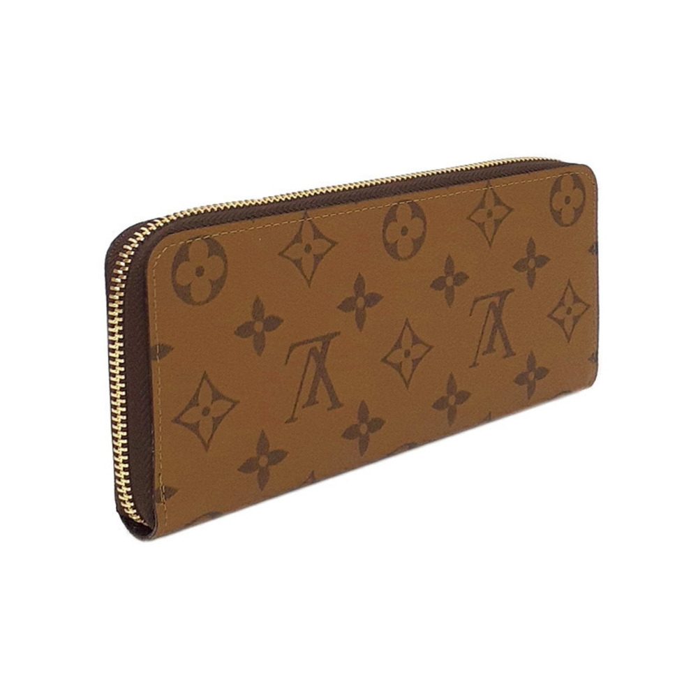 Louis Vuitton Monogram Reverse Portefeuille Clemence Round Zipper Long Wallet - Picture 2 of 5